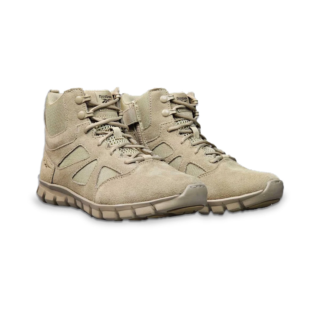 RB8680 - Reebok Mens 6" Stealth Boot with Side Zipper - Tan