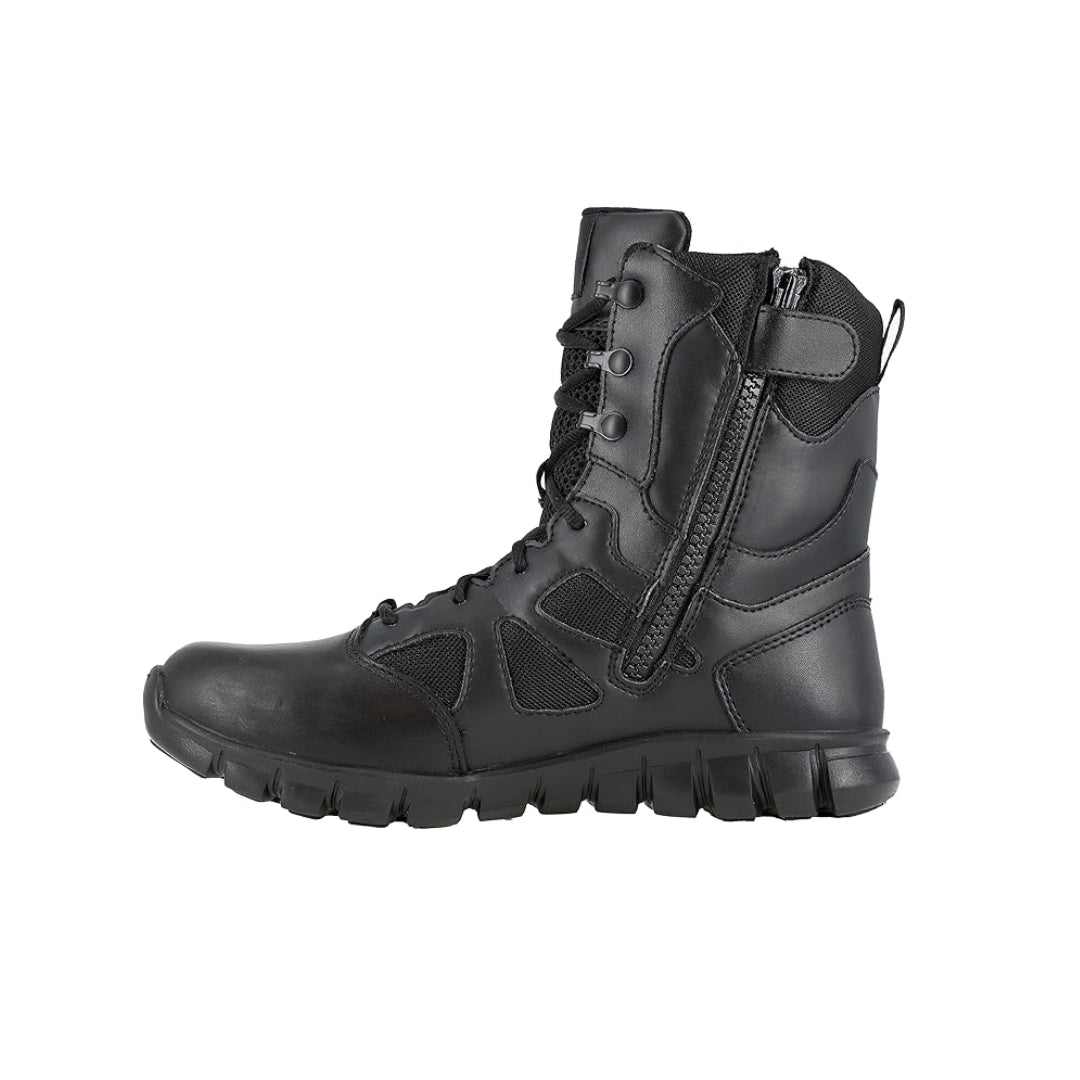 RB8707 - Reebok Mens 8" Tactical Waterproof Boot with Side Zipper