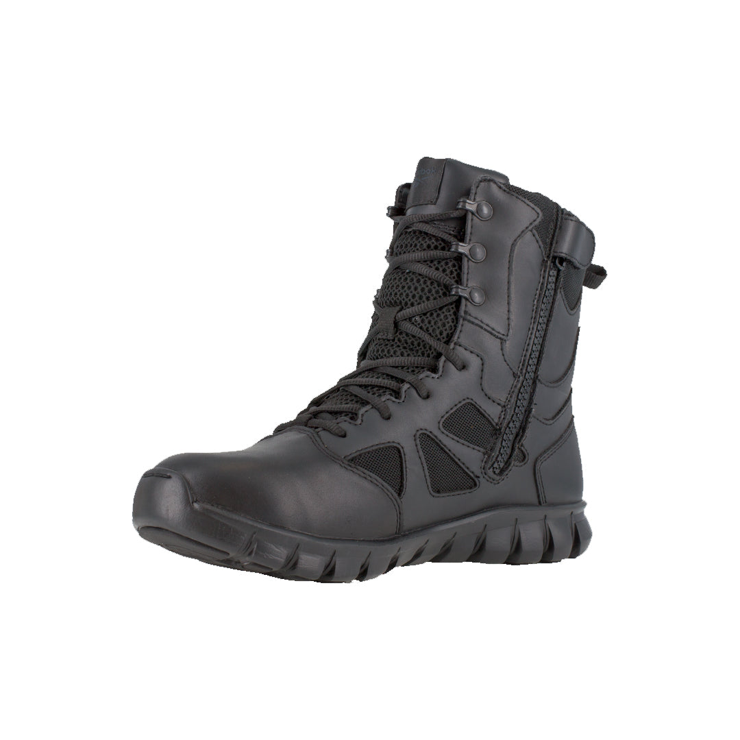 RB8806 - Reebok Mens 8" Tactical Waterproof Boot with Side Zipper