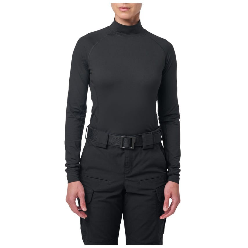 32164 5.11 Women Mock Neck L/S Top