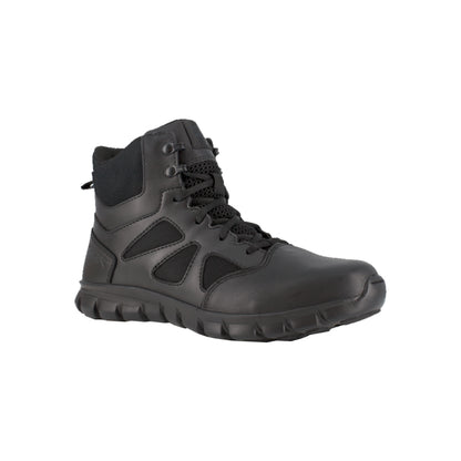 RB8605 - Reebok Men's 6" Tactical Boot with Side Zipper - Black