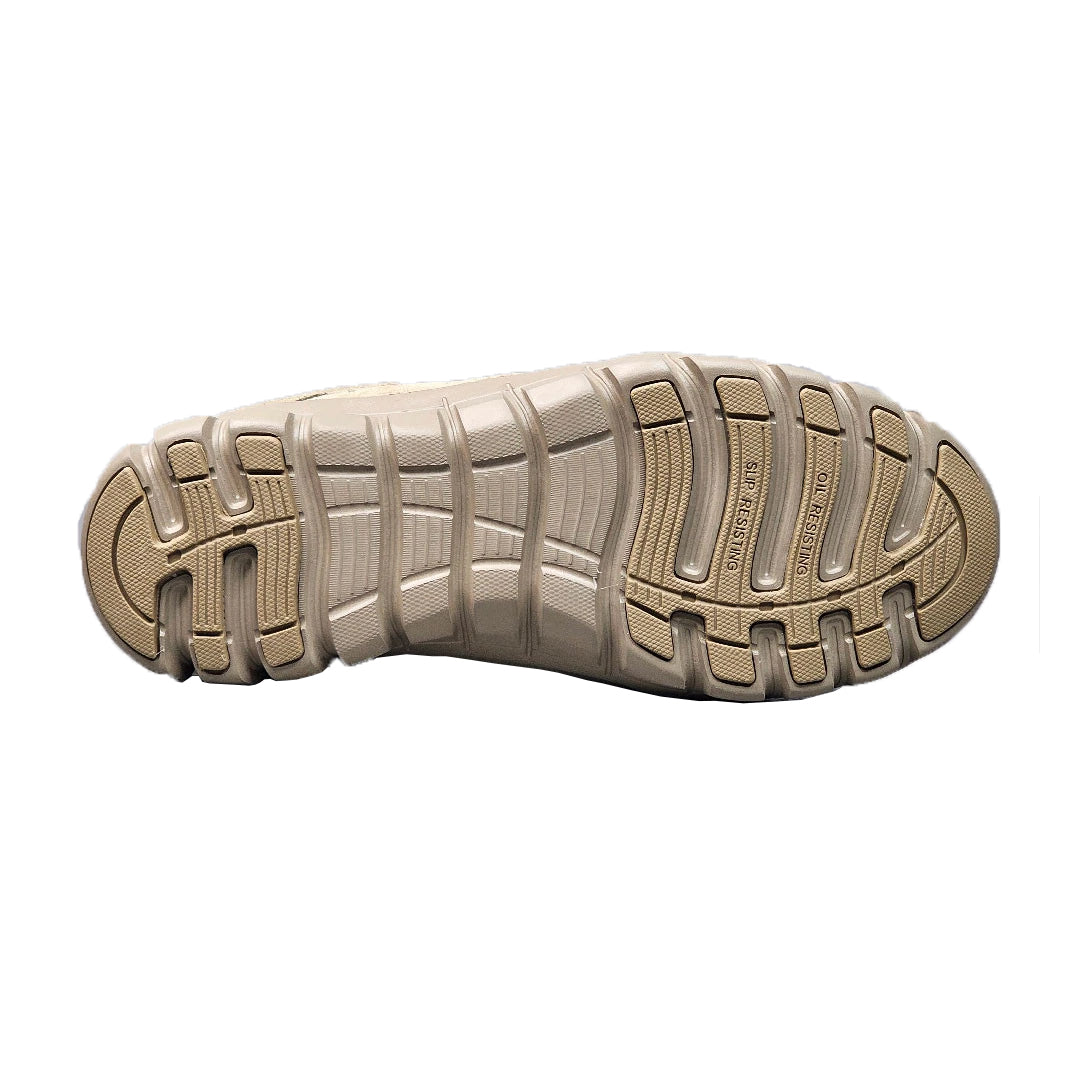RB8680 - Reebok Mens 6" Stealth Boot with Side Zipper - Tan