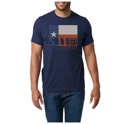 76166ADG 5.11 Texas Flag Knock Out S/S T-Shirt