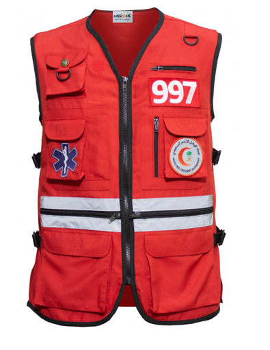 Missions - EMS Vest without Patch & Down Black Zip