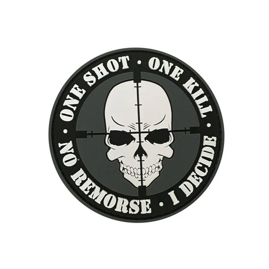 OSOK-BK - One Shot,One Kill.No Response,I decide PVC Patch Bla
