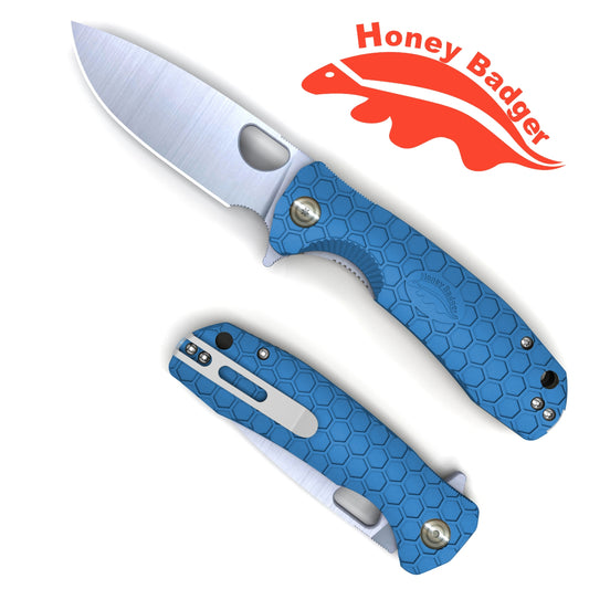 HB1004 - HONEY BADGER FLIPPER LARGE BLUE
