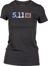 31014AAI - Womens Legacy Usa Flag Fill T-Shirt