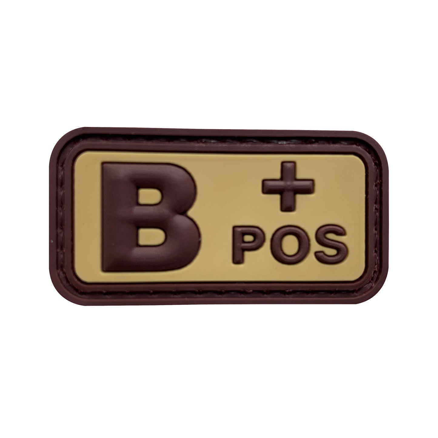 JBP-TN - B POS PVC Patch Tan