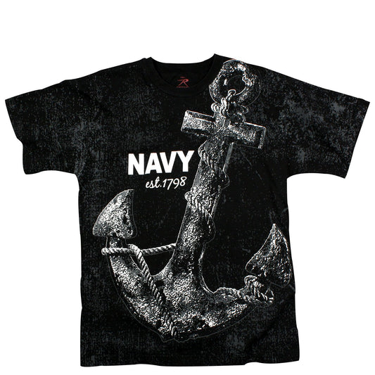 66320 - Vintage Navy Anchor T-shirt